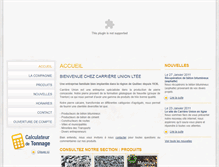 Tablet Screenshot of carriereunion.com